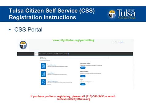 Citizen Self Service (CSS) Online Permitting Instruction Manual.